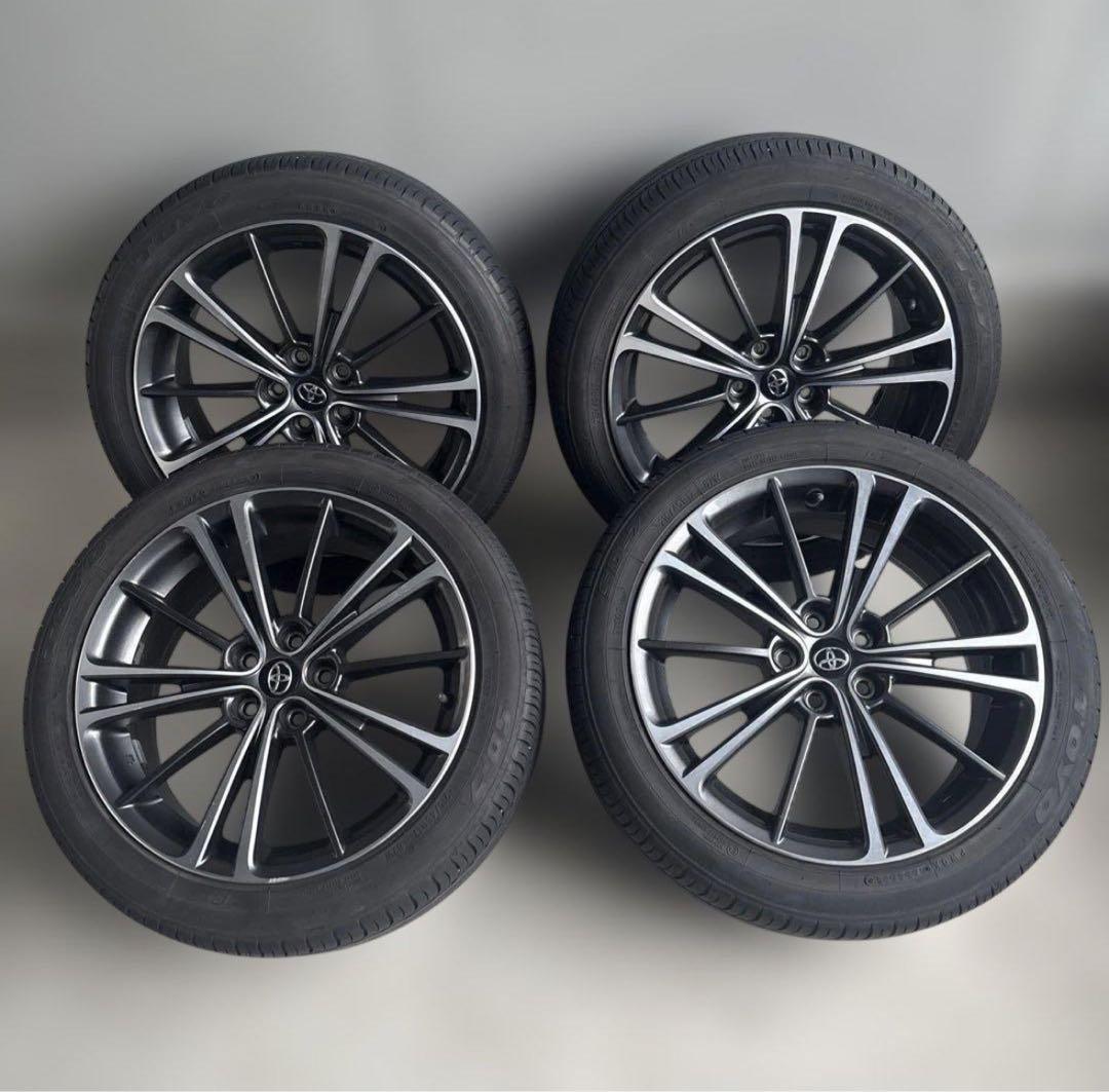 チンチラ② 86純正　215/45R17 美品　溝あり　タイヤホイール