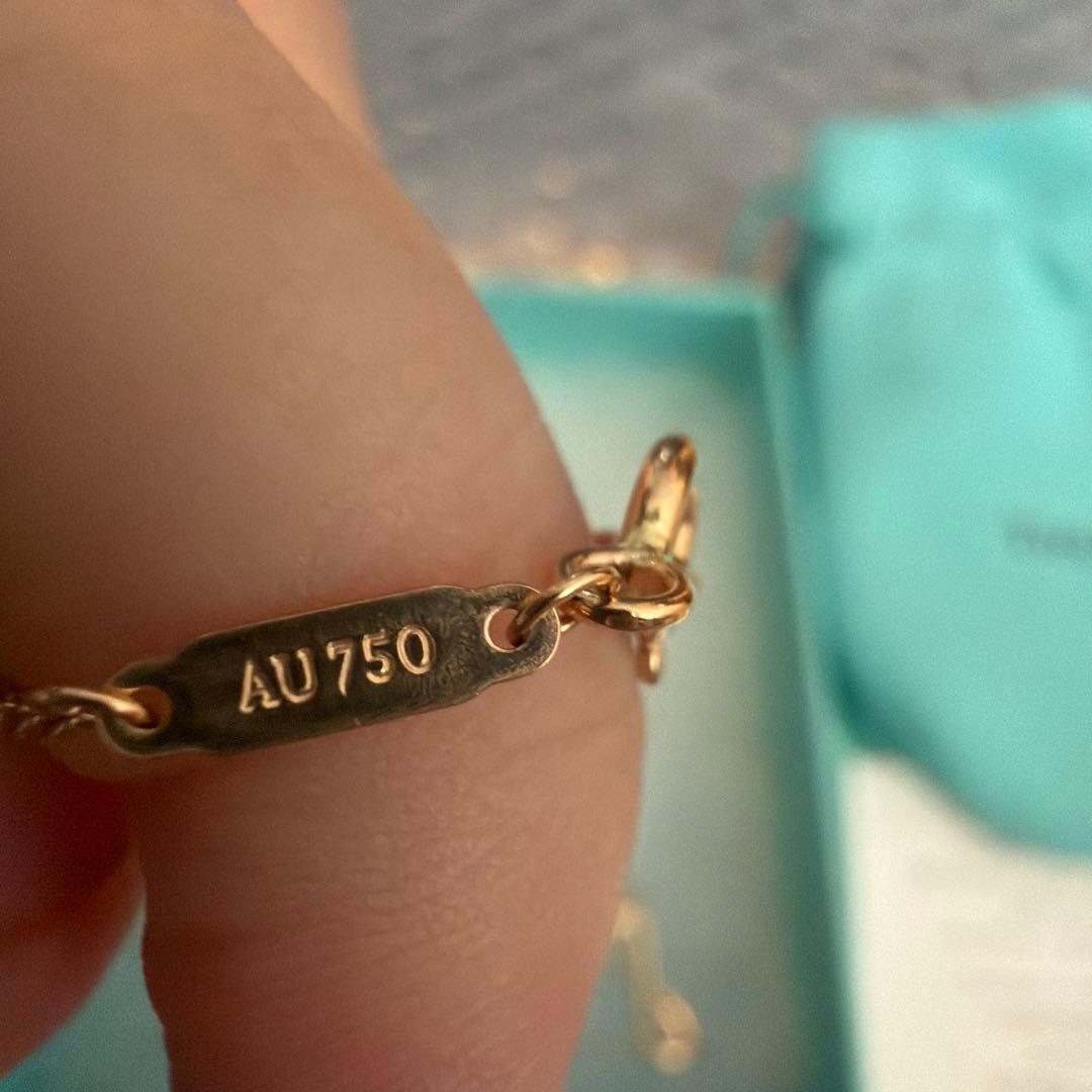 ティファニー インフィニティ ネックレス Au750 K18 ゴールド