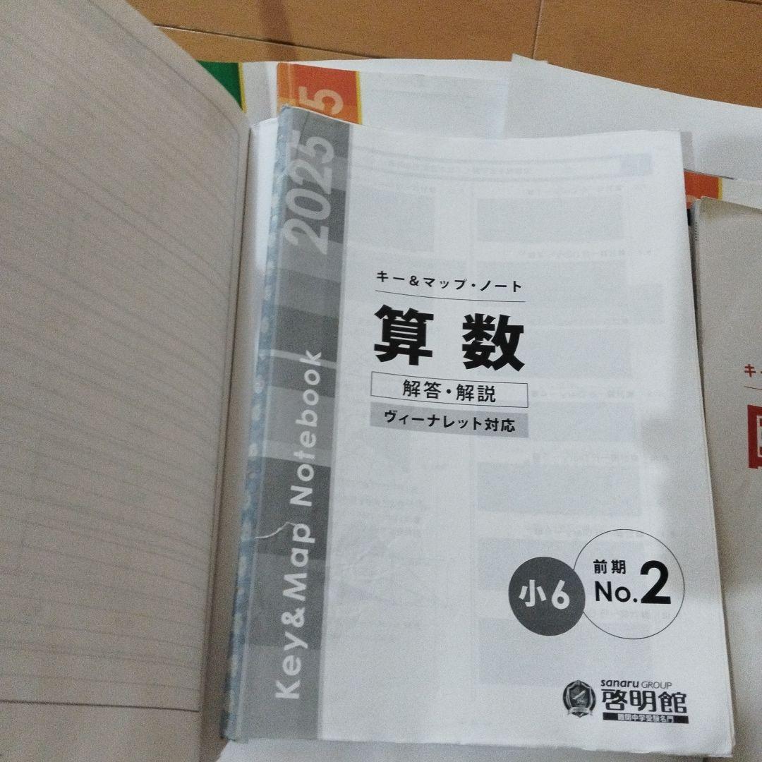 値下げ⭐️啓明館小6前期テキスト