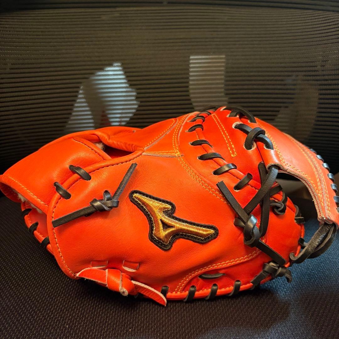 ミズノプロ　軟式キャッチャーミット號　炭谷モデル　袋付き