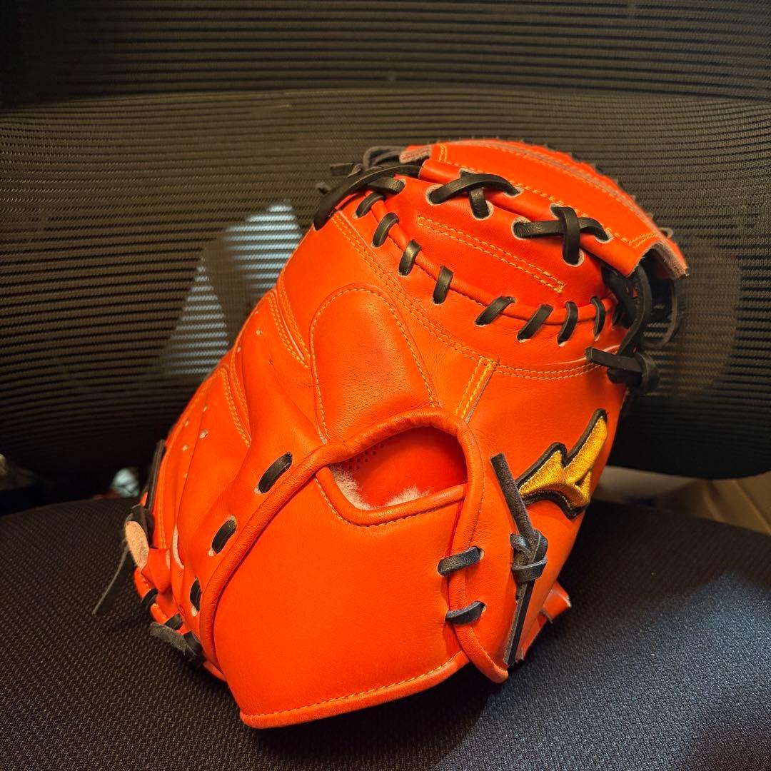 ミズノプロ　軟式キャッチャーミット號　炭谷モデル　袋付き