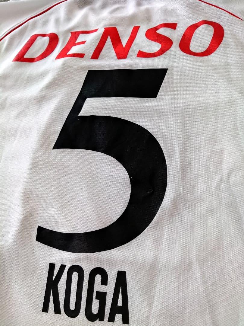 03/04名古屋グランパスAユニフォーム支給品No.5古賀サイン入り実使用