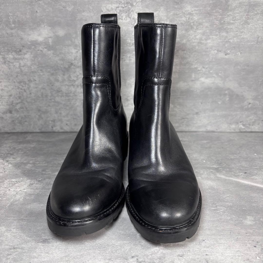 COLE HAAN コールハーン　チェルシーブーツ　サイドゴア　厚底　24㎝ 黒
