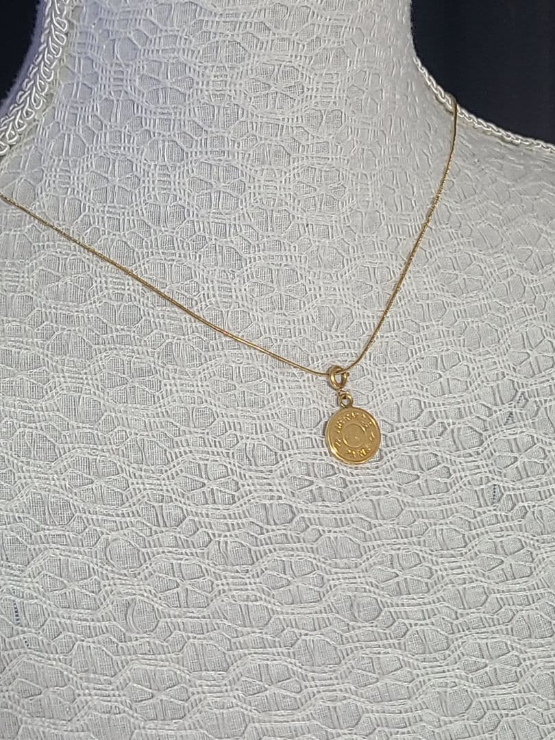 エルメス　セリエ　ネックレス　ペンダントトップ　ゴールド　小さいサイズ