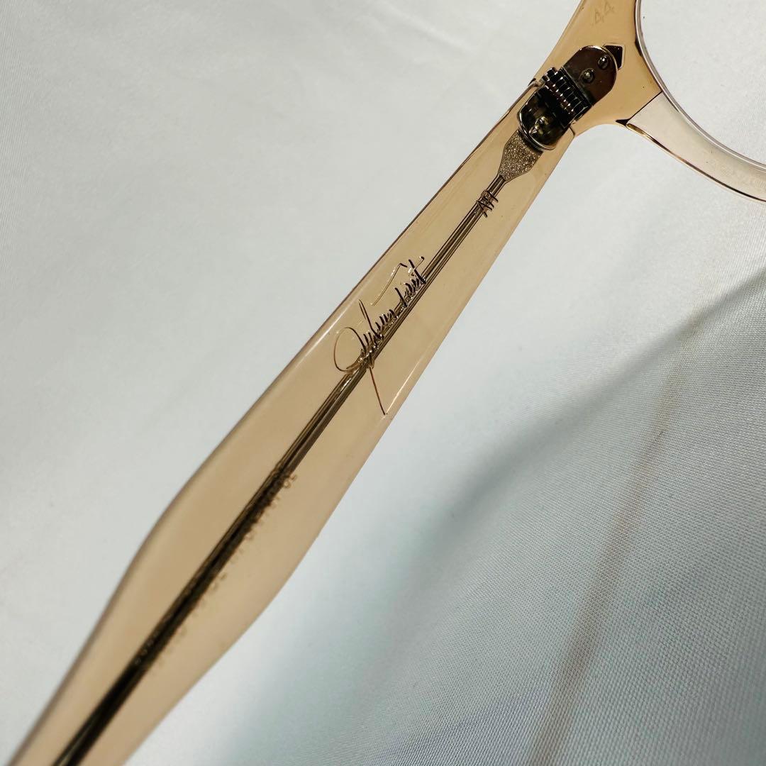 美品 JULIUS TART OPTICAL AR 44-22 シャンパン