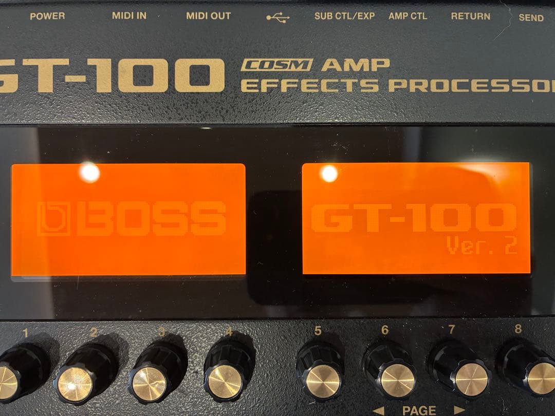 【美品】BOSS GT-100 BEHRINGER AB200 ケース付き