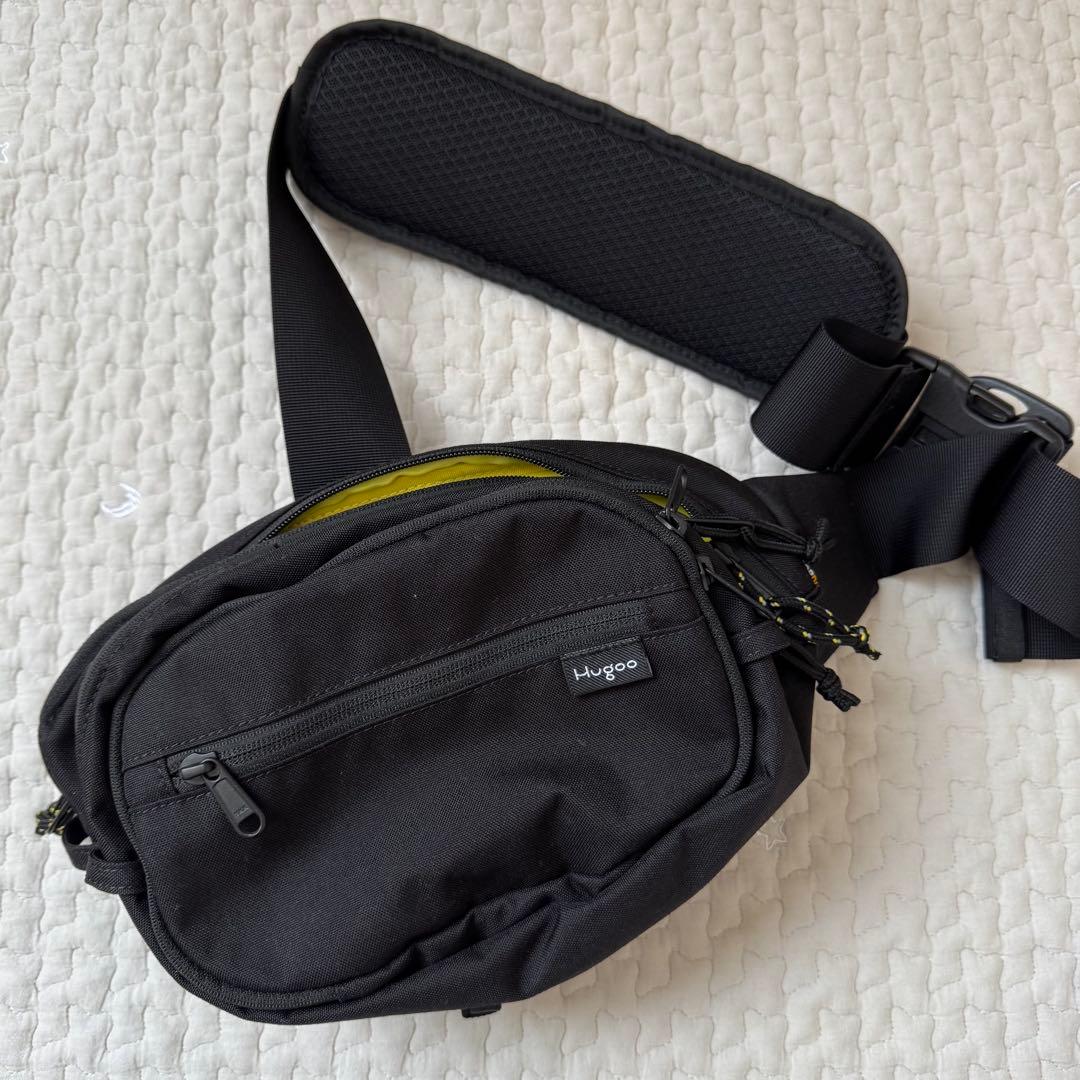 Hugoo ヒップシート 黒 CORDURA素材