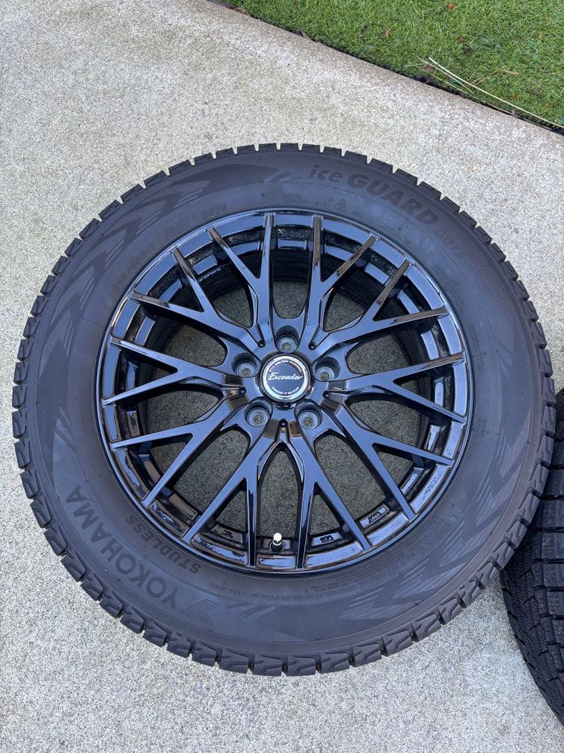 ヨコハマ iceGuard 225/60R17 17インチホイール ナット付き