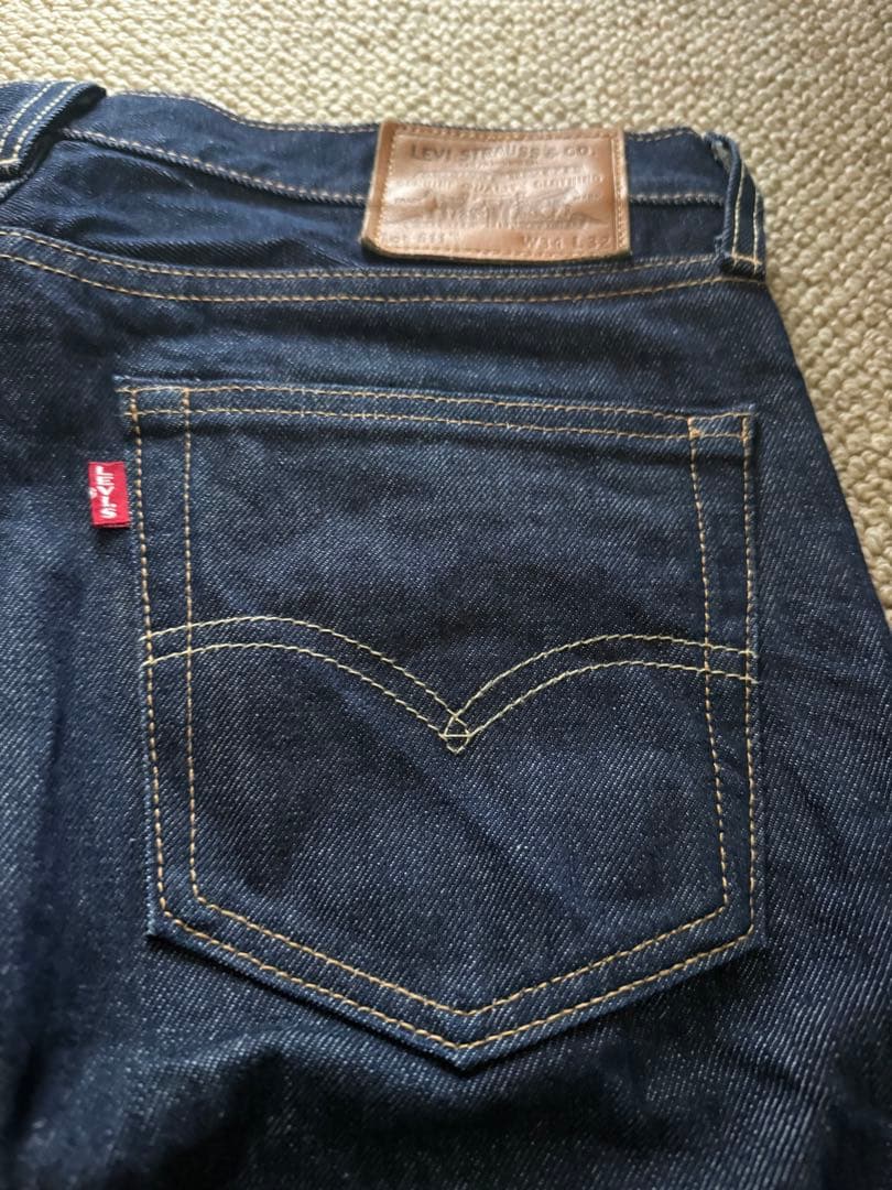 【美品】LEVI'S PREMIUM 511 USA製 赤耳 濃紺 W34