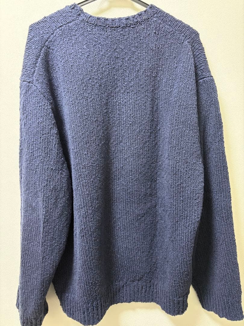Supreme Bouclé Small Box Sweater Navy L