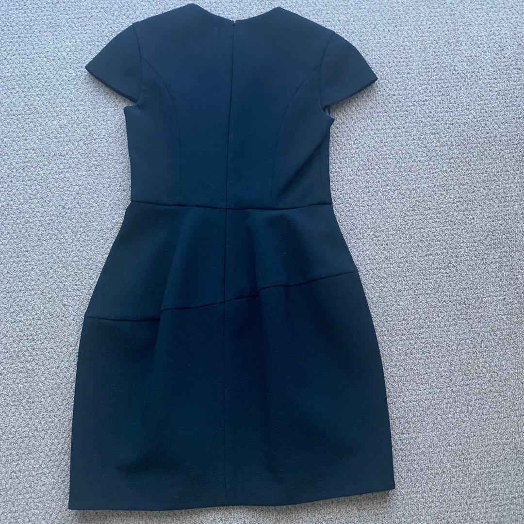 YOKOCHAN ヨーコチャン 半袖ひざ丈ワンピース 38