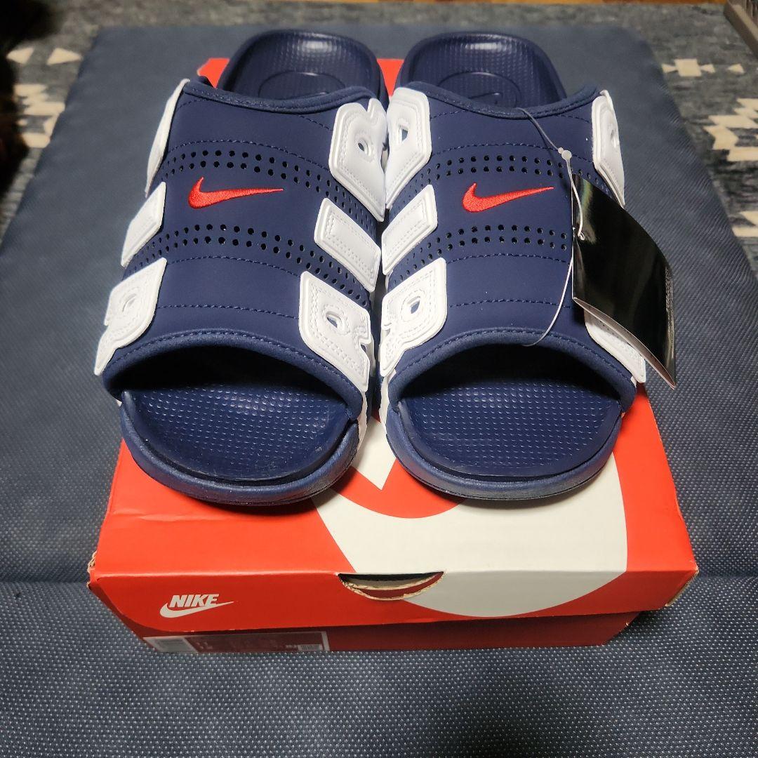 NIKE エアーモアアップテンポソリッド　ネイビー/ホワイト　29cm