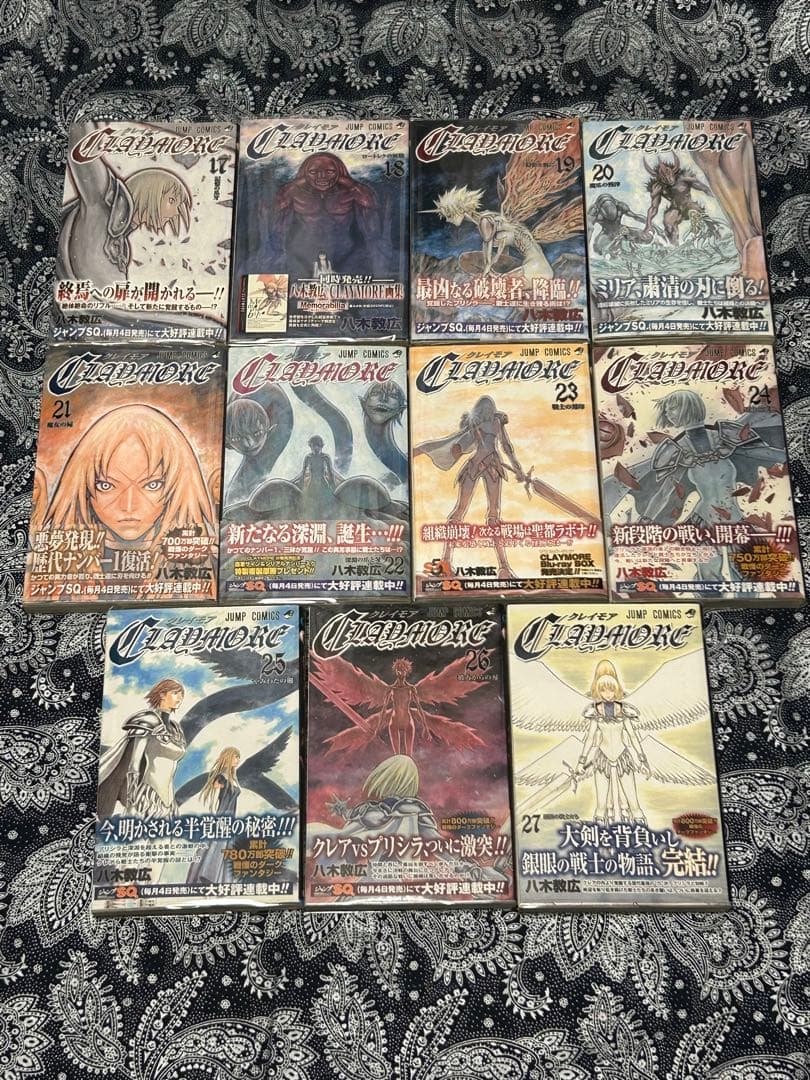 CLAYMORE 1~27巻 全巻 初版 帯 ジャンパラ コミックニュース