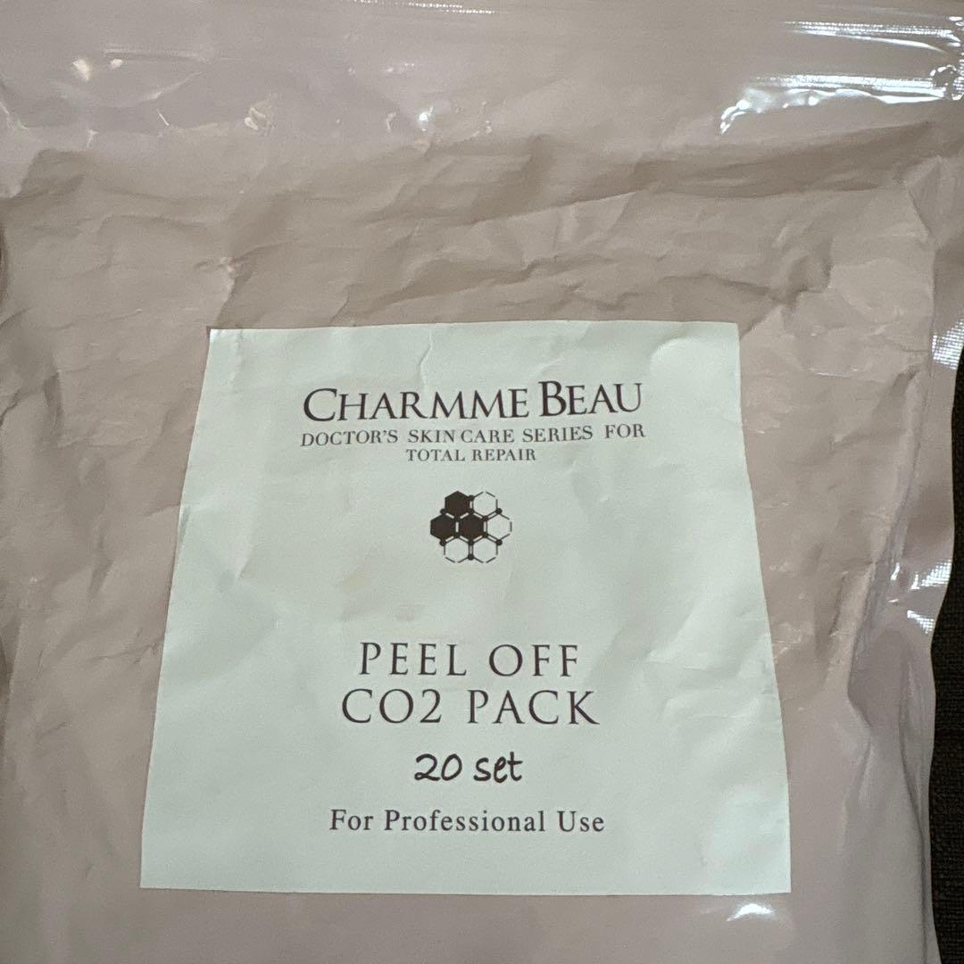CHARMME BEAUシャルム・ボー ピールオフCO2 炭酸パック20set