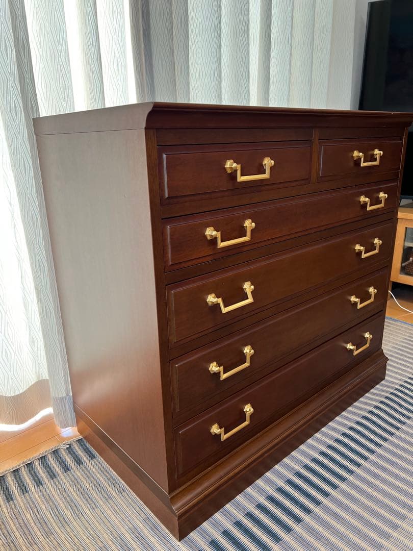 maruni マルニ 地中海シリーズ 5段チェスト6杯 アンティーク調 収納北欧