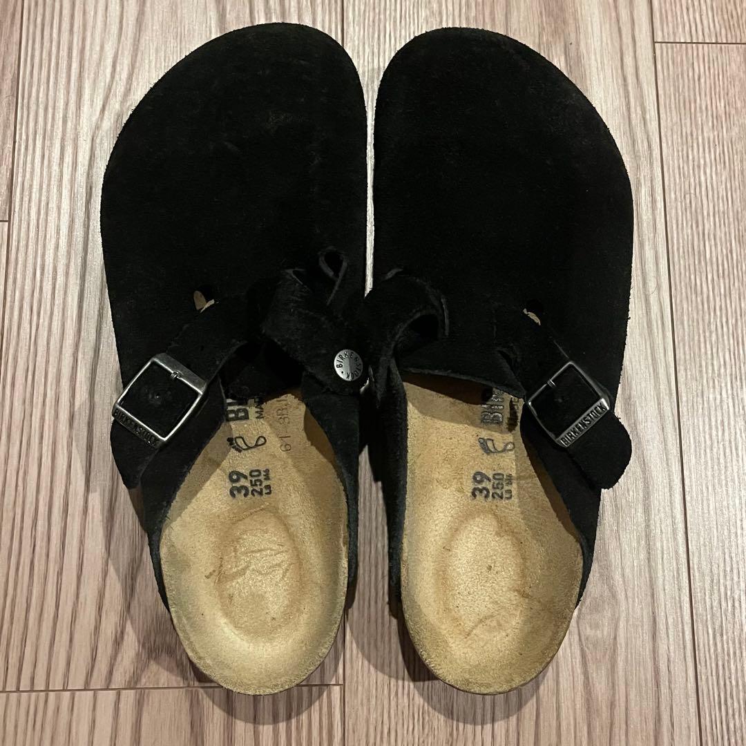 靴 BIRKENSTOCK Boston Black 39