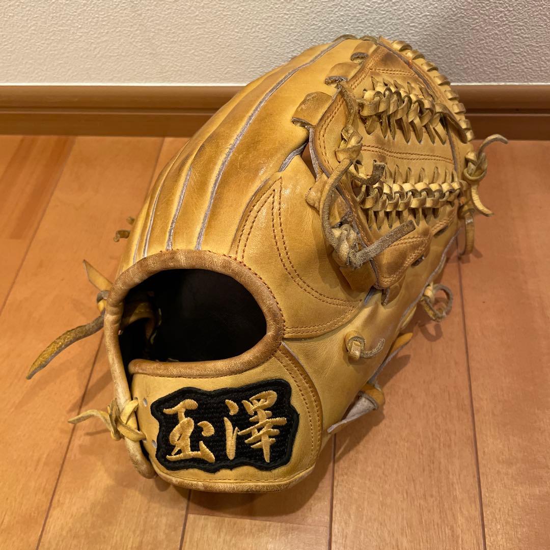 玉澤 野球グローブ イエロー　少年用