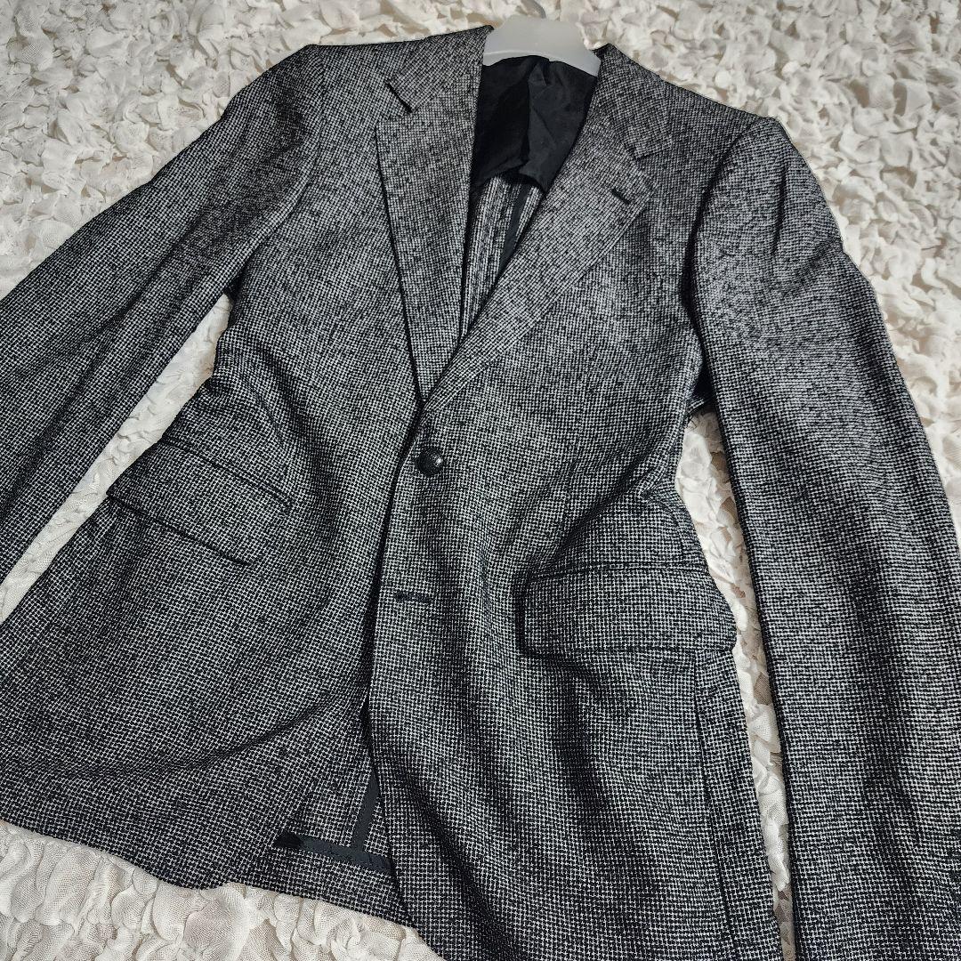 美品 タリアトーレ ピーノレラリオ メタルボタン 千鳥柄 テーラードジャケット
