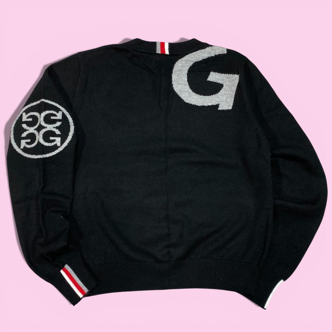 G/FORE ジーフォア クルーネック ニット セーター S ブラック ゴルフ