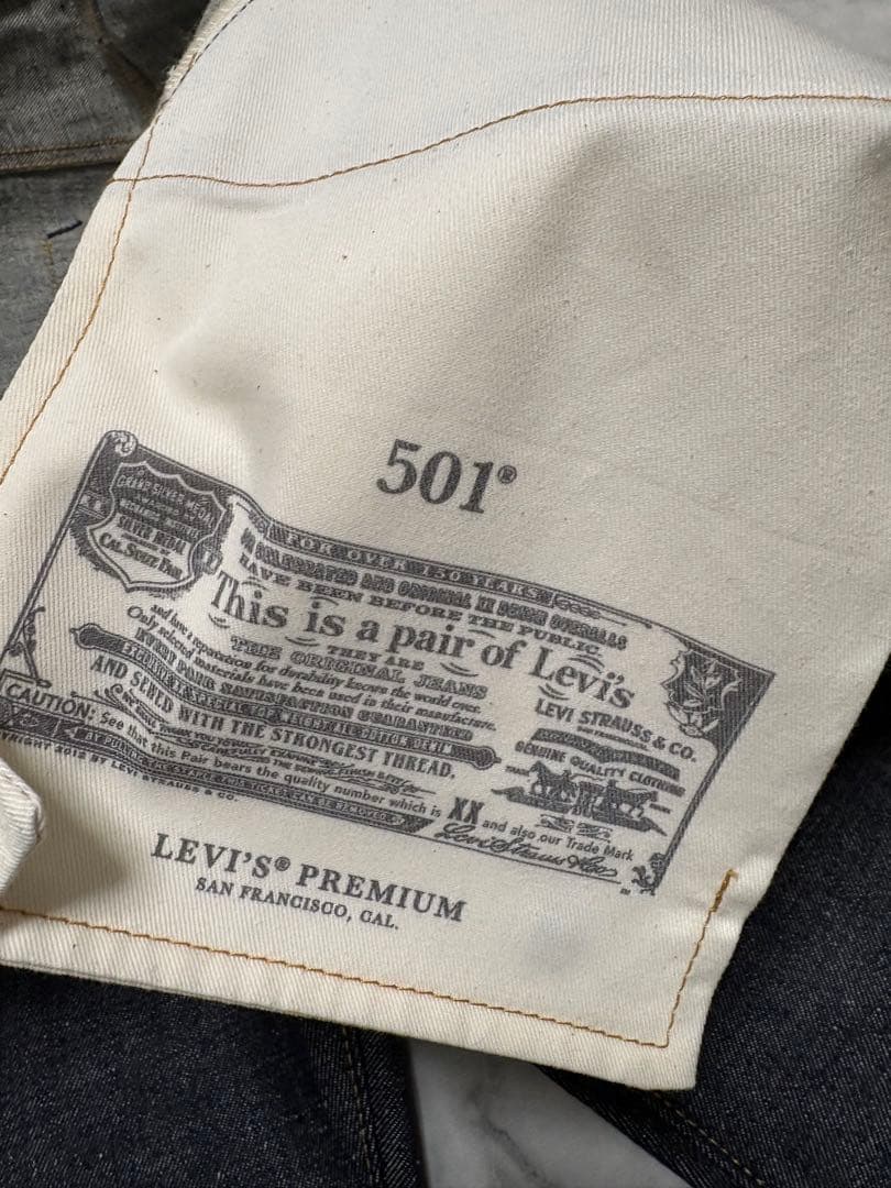 【美品】Levi's 501-3516 セルビッチ BIG E W33 L34