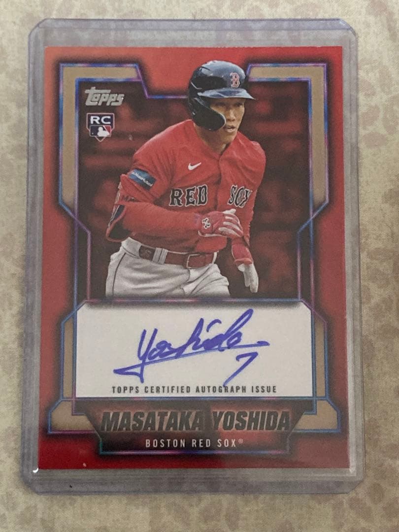 topps japan edition 吉田正尚　サインカード　25枚限定