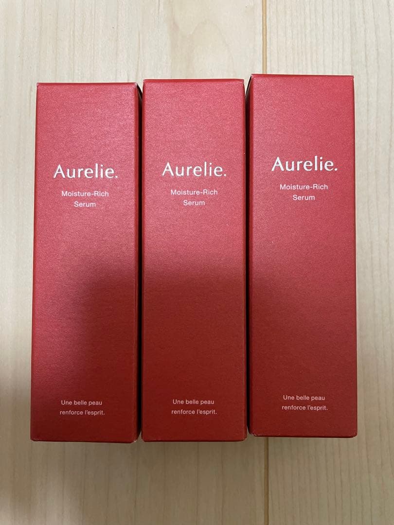 Aurelie モイスチャーリッチセラム美容液オレリー　3本セット