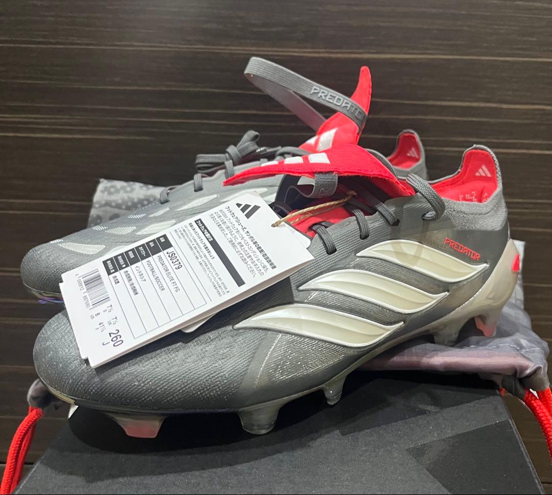 プレデター　新品　ELITE フォールディングタン FG アディダス　26 完売