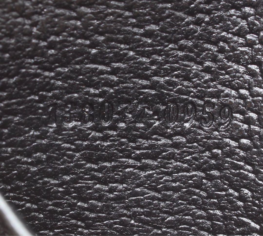 N2598 未使用!! グッチ シェリーライン レザー 6連 キーケース