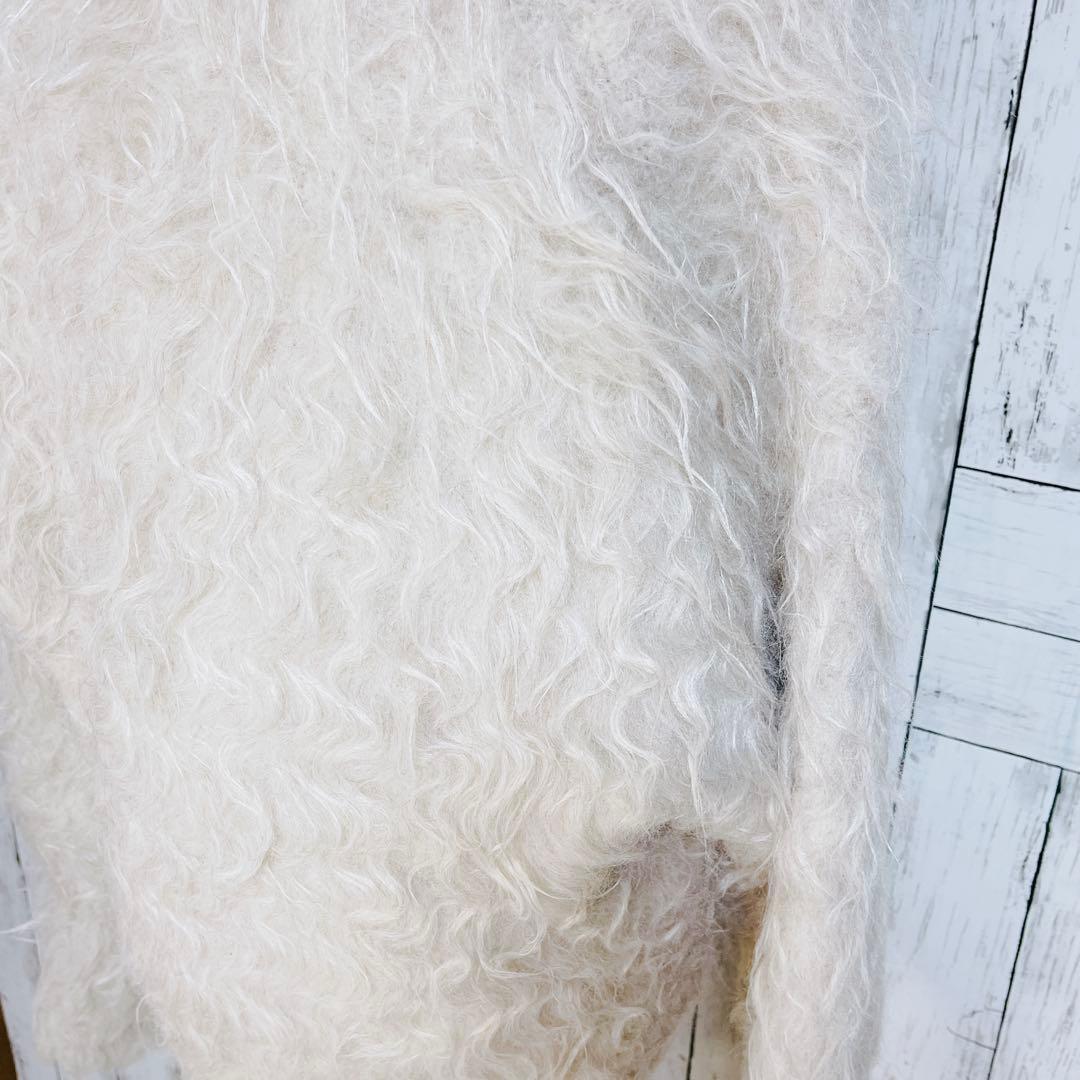 【美品】THETOE PIGALLE SHAGGY シャギーカーディガン