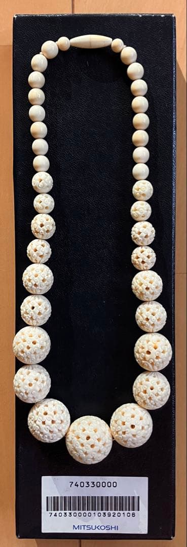 ※seika01069982殿専用 ネックレス 天然素材 多層珠作り 45cm