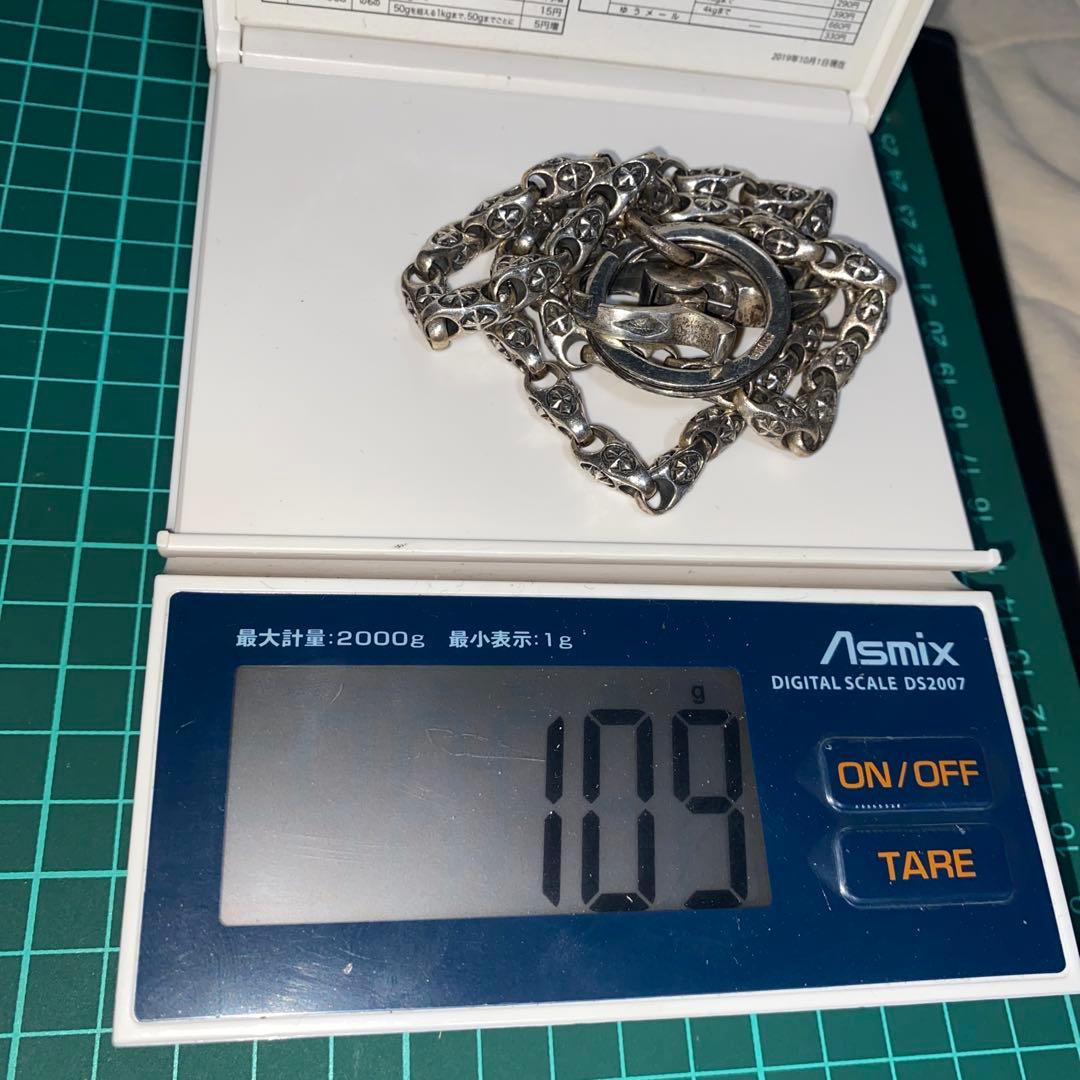 素早い対応925 ウォレットチェーン　クロス　ネックレス可