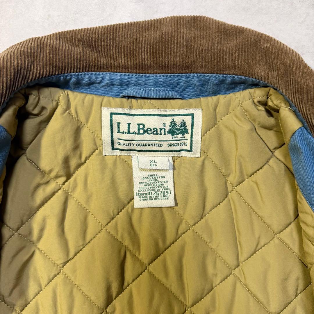 L.L.BEAN フィールドコート ハンティングジャケット 襟コーデュロイ 中綿