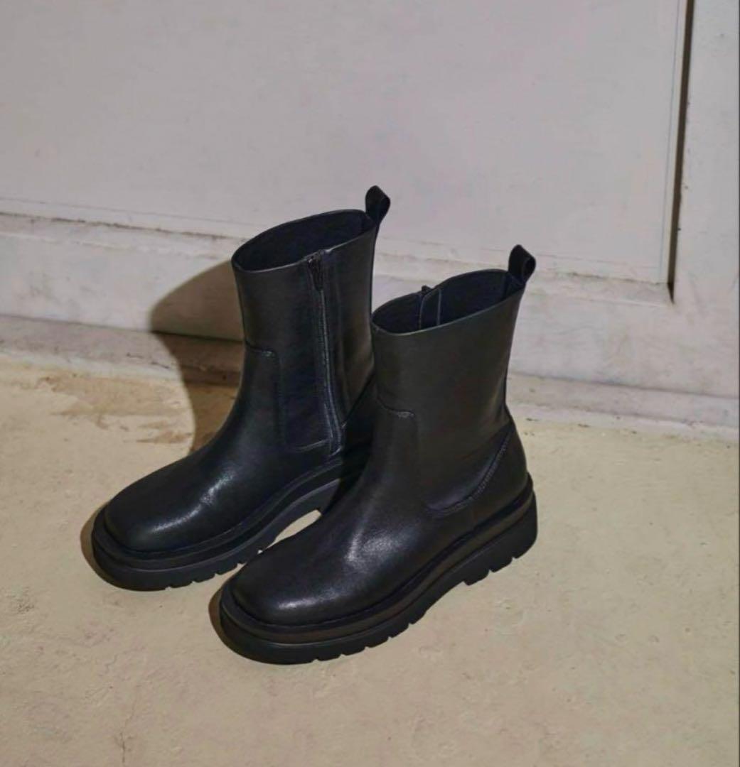 ADAM ET ROPE' トラックソールストレッチブーツ　36