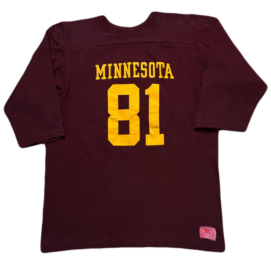 70s Vintage チャンピオン 両面 フットボールtee XL バータグ