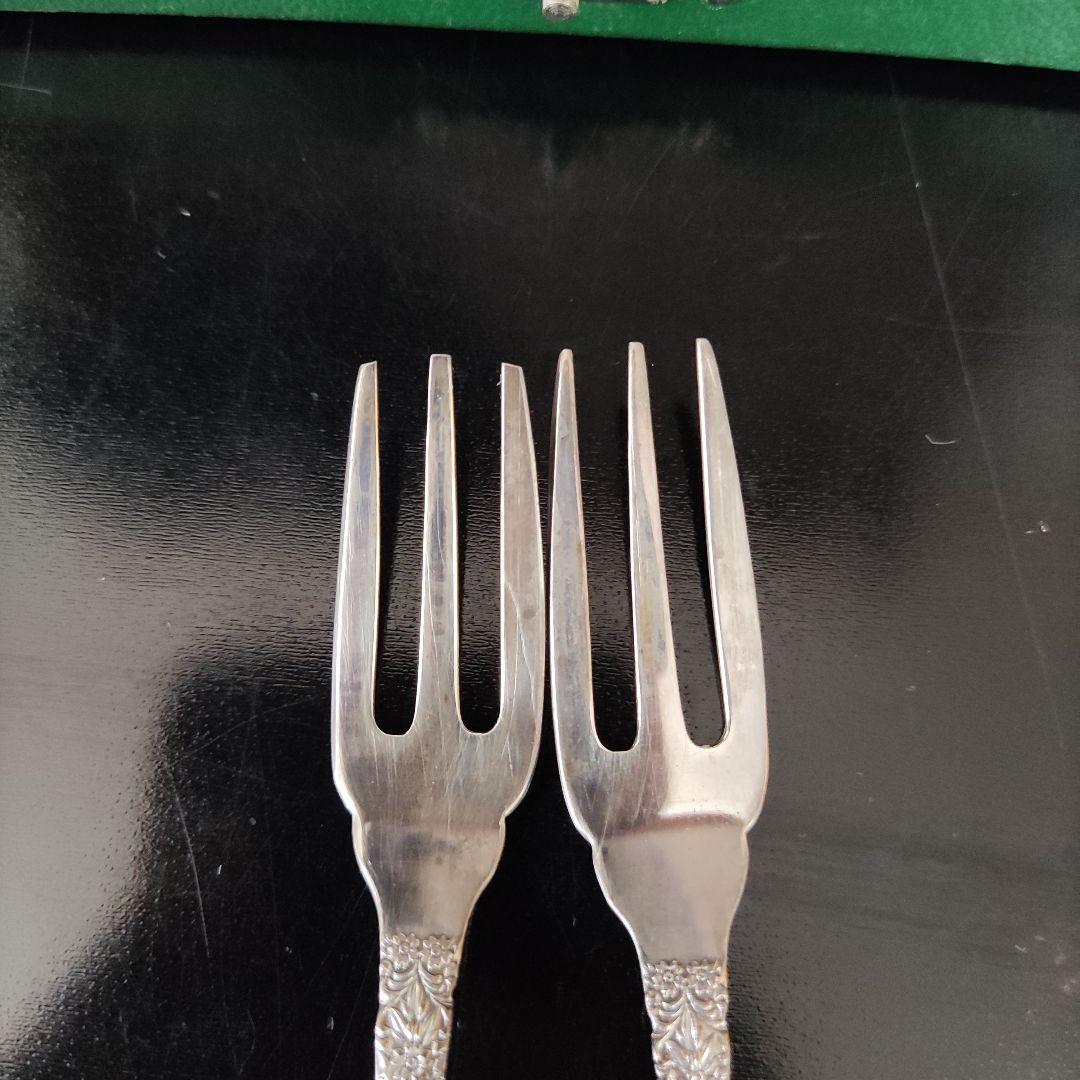 徳力　銀器　銀製　フォーク カトラリー　アンティーク雑貨　✨️限定価格✨️