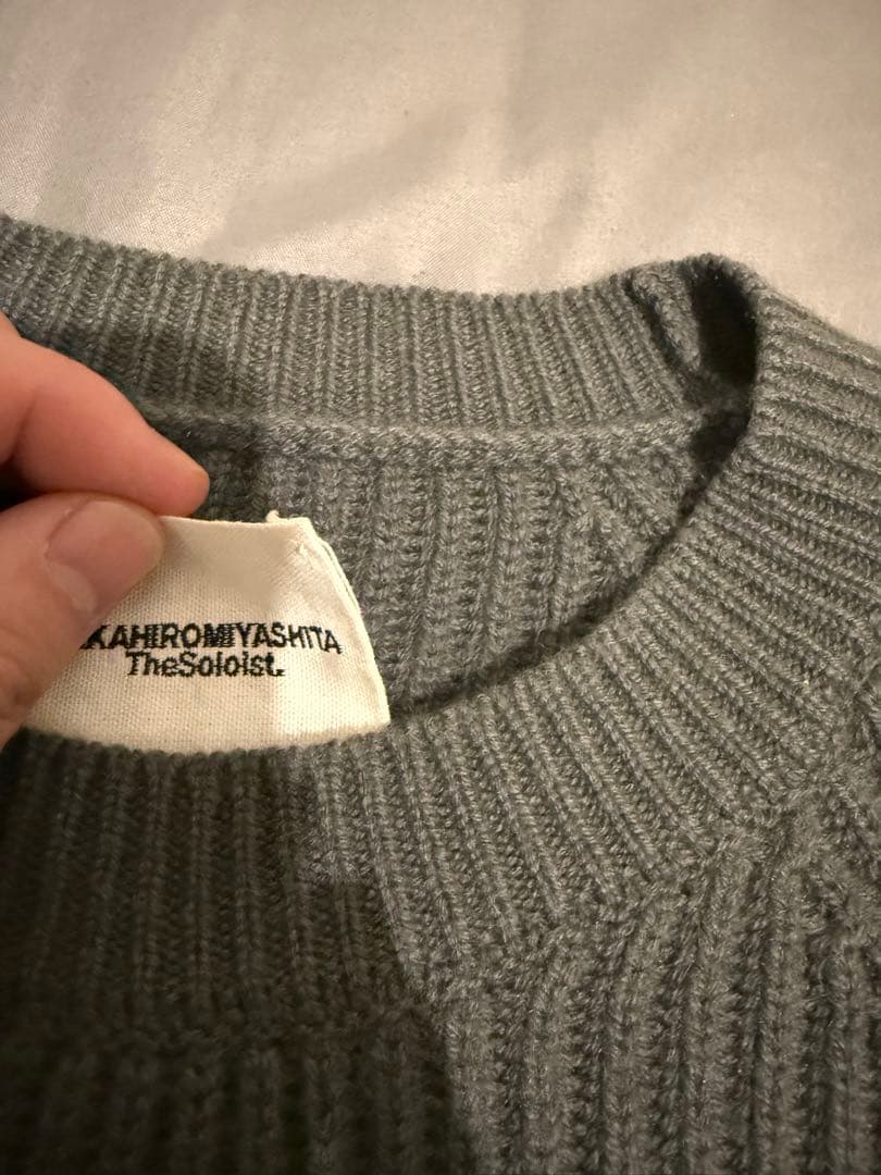 Soloist ソロイスト カシミア セーター ニット 46 タカヒロミヤシタ