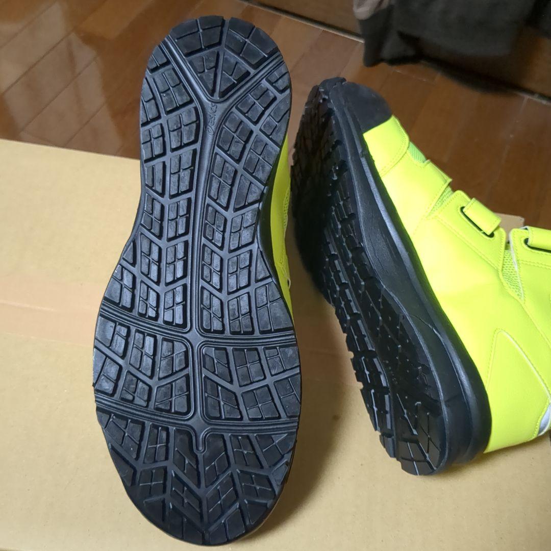 asics ゴアテックス安全靴 蛍光イエロー 完売モデル 希少 新品！