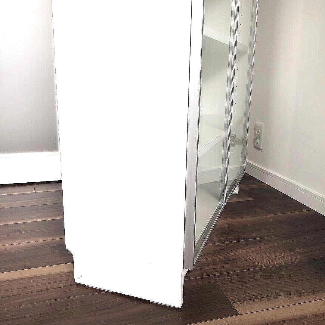 【匿名送料込】IKEAビリー / ホーグボー 本棚 ガラス扉ガラス棚板付き