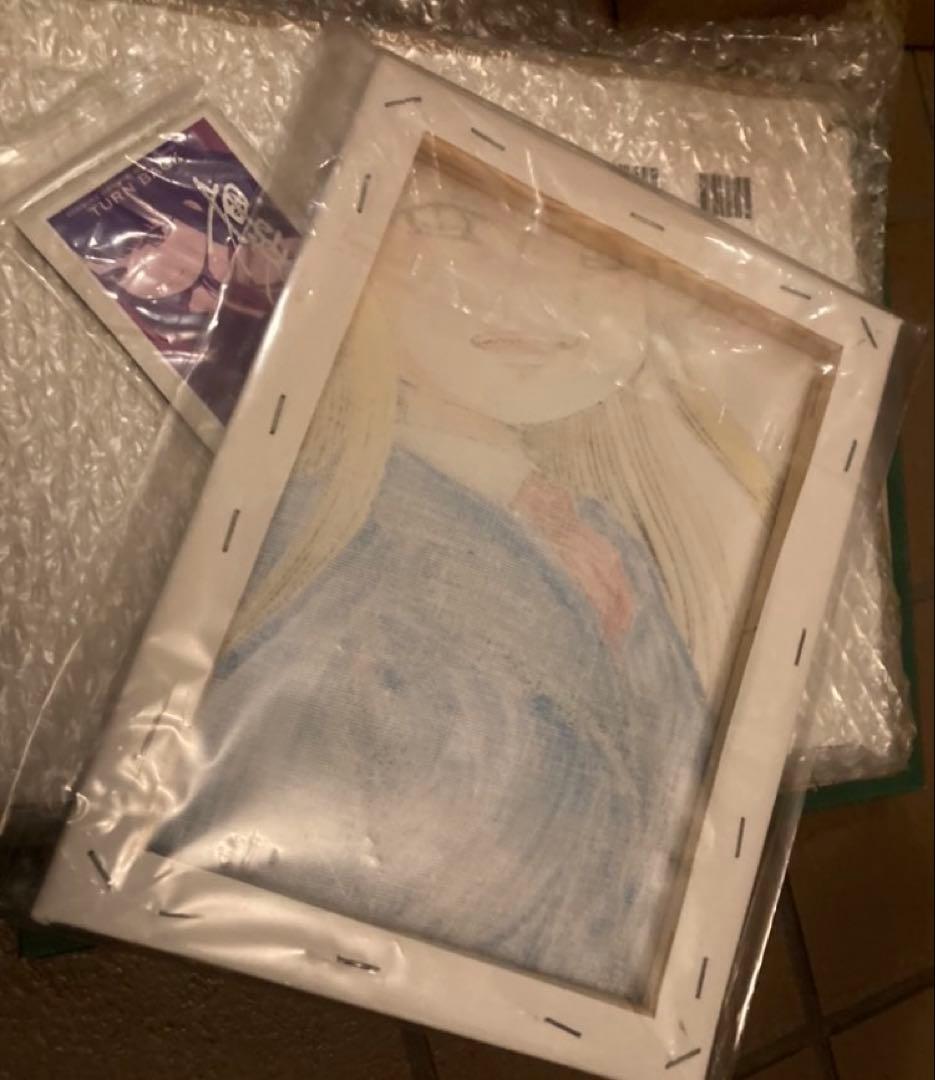 押切蓮介 個展 ハイスコアガール 日高小春 直筆サイン入り原画 キャンバス