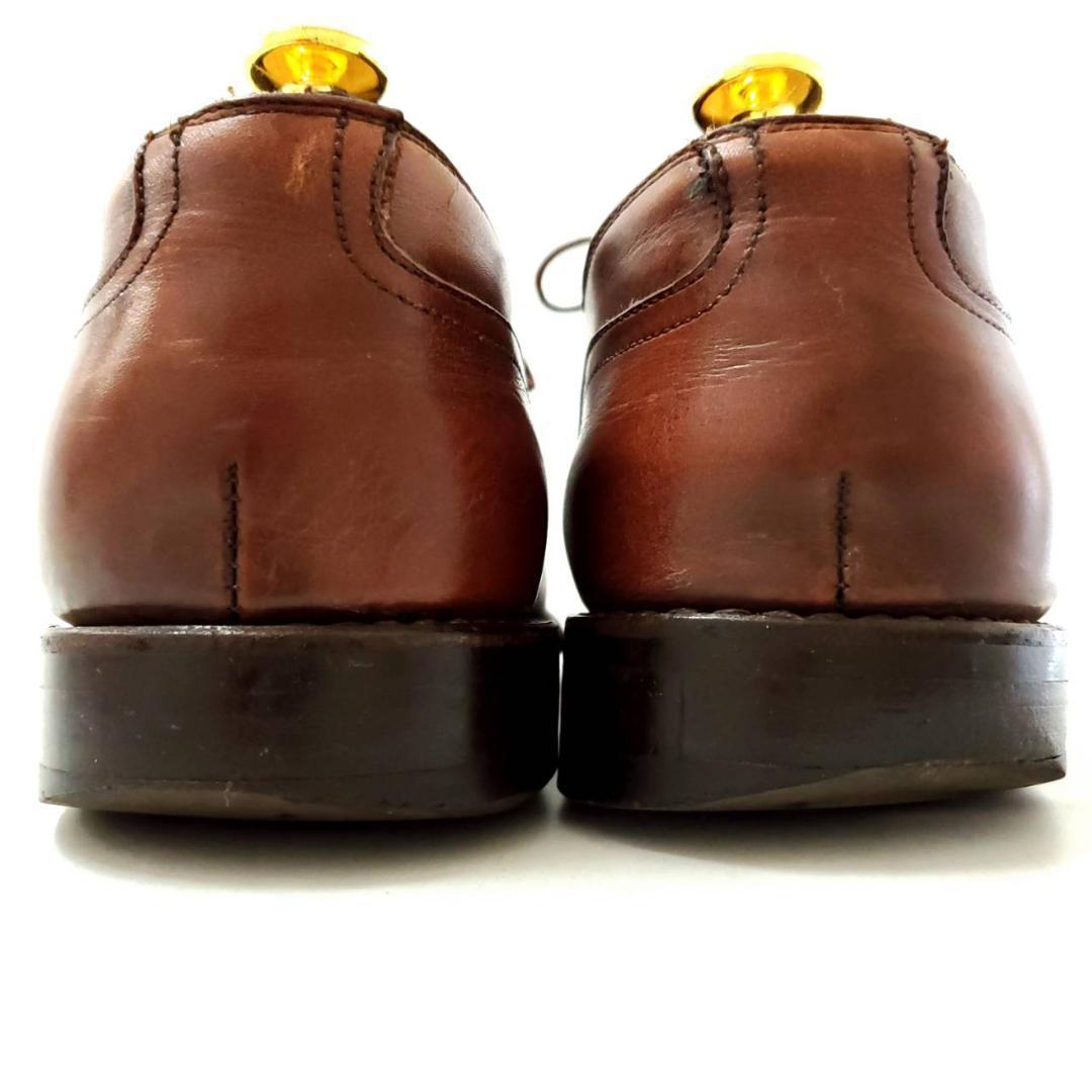 バーウィック　Uチップ　ダイナイトソール　本革　レザー　UK8.5　ブラウン