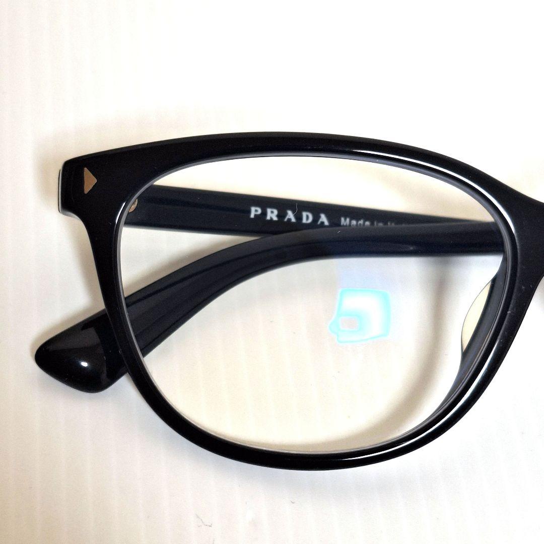 PRADA ブルーライトカット メガネ ブラック