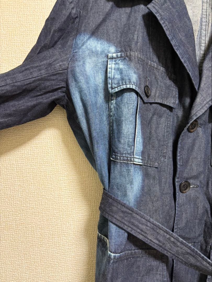 Y's LONG JACKET YZ-J03-006 インディゴ