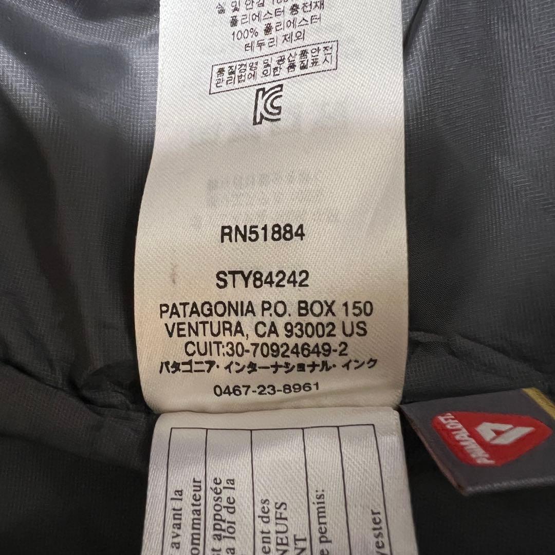 【購入用】Lパタゴニアナノパフベストキルティングチャコールグレードローコード