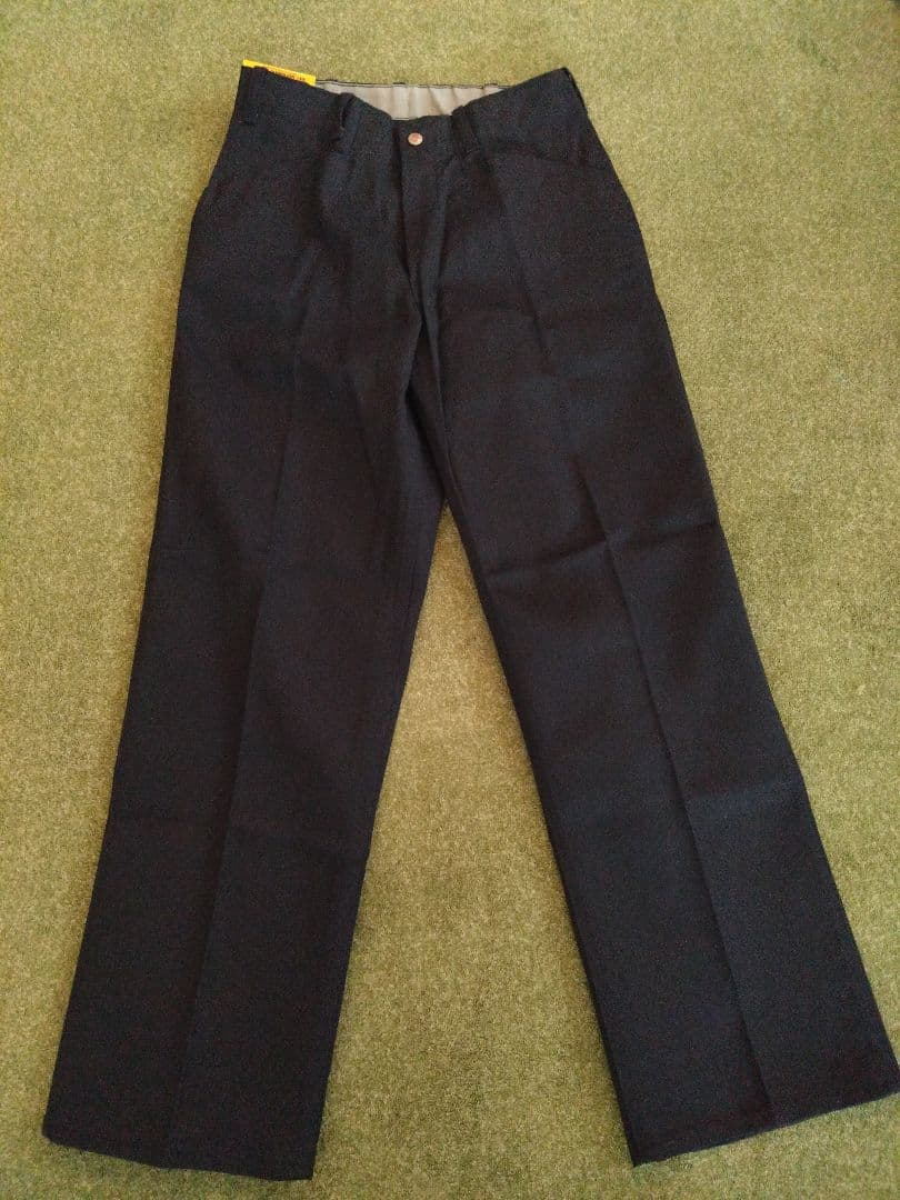 70s デッド BEN DAVIS フリスコパンツ 黄タグ ネイビー 30