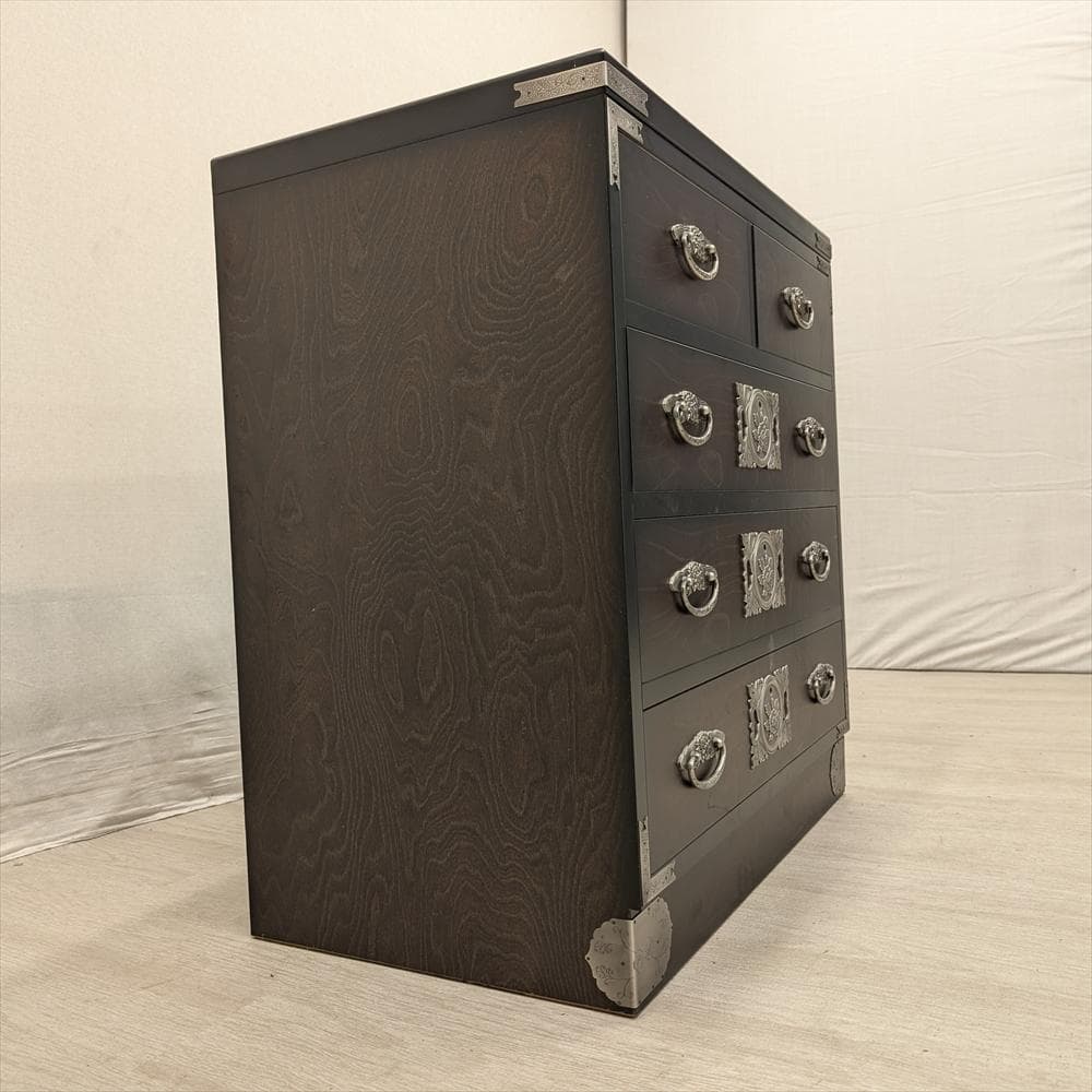 美品　三丸家具工芸　大川家具　欅 ケヤキ　整理箪笥　タンス　箪笥　チェスト