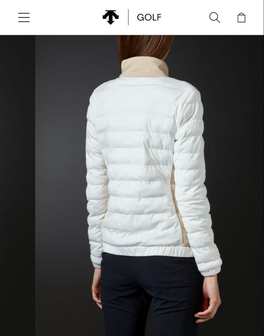 デサント　ゴルフ　ダウン　美品　S