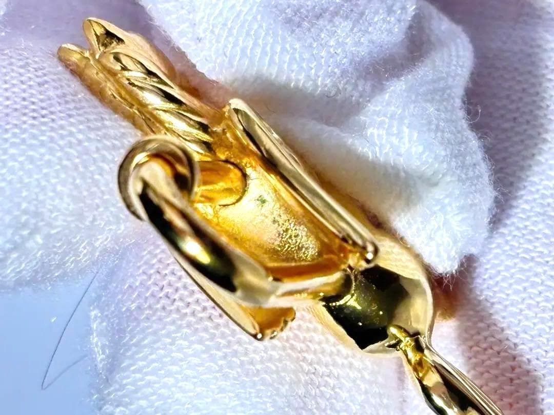極美品 エルメス カデナ ペガサス キーホルダー １９９３年限定 ゴールド