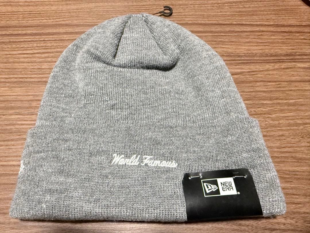帽子 Supreme x new era box logo beanie grey
