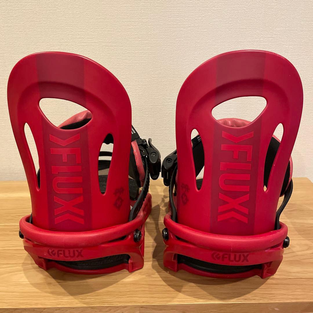【美品】FLUX スノーボード ビンディング レッド