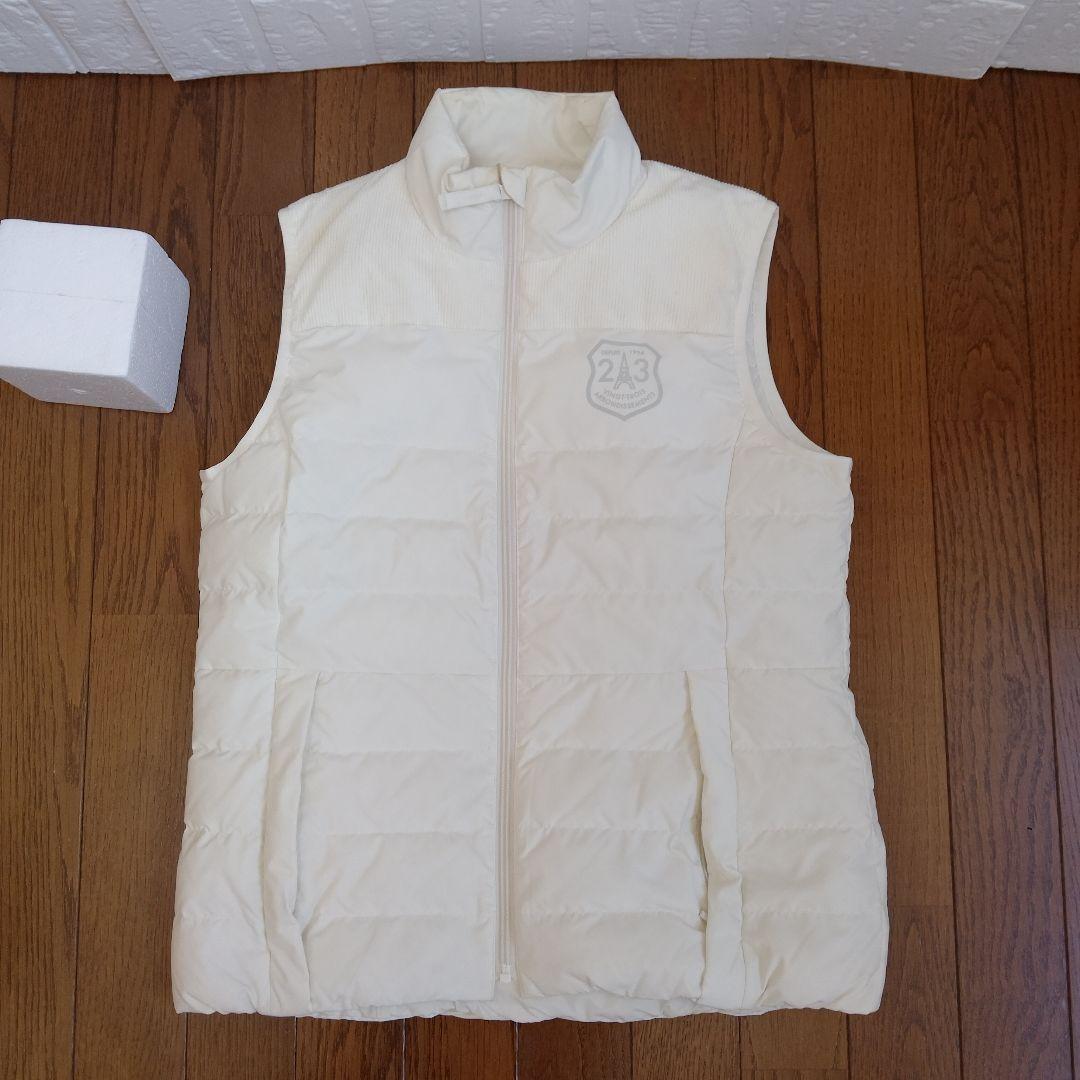 23区GOLF ゴルフウェア ダウンベスト　レディースサイズ M　白